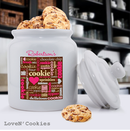 LoveN' Cookies Personalized Ceramic Cookie Jars