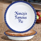 Personalized Traditional 10 inch Pie Plates