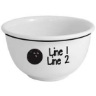 Personalized Bowling Icon 1 Quart Snack Bowl