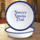 Personalized Deep Dish 10 inch Pie Plates