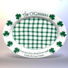 Irish Blessings Personalized Ceramic Serving Platters