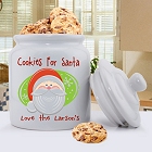 Cookies for Santa Personalized Holiday Cookie Jars
