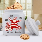 Vintage Santa Personalized Holiday Cookie Jars