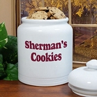 Any Message Personalized Ceramic Cookie Jars