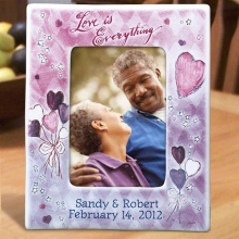Flavia's Love is Everything Personalized Ceramic Picture Frames