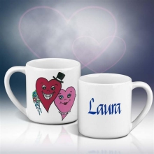 My Heart Personalized Ceramic Valentines Mugs