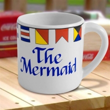 Personalized Signal Flag 12 oz Mug for Boaters