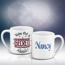 Secret Admirer Personalized Ceramic Mugs