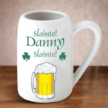 Slainte Irish Pub Personalized Ceramic Beer Steins