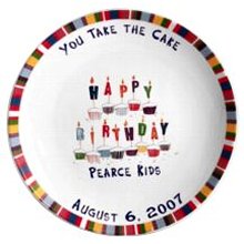 Personalized 13" Birthday Celebration Platters