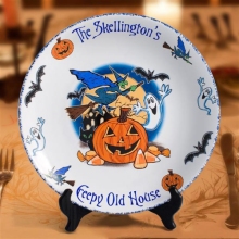 Personalized 13" Halloween Serving Platters