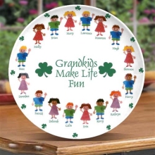 Irish Grandkids Make Life Fun Personalized Serving Platters