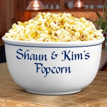Personalized 4 Quart Popcorn Bowls
