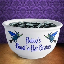 Personalized 1 Quart Ceramic Halloween Candy Bowls