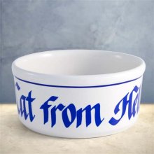 Cat from Hell Ceramic 5" Cat Food Bowls