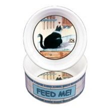 Gary Patterson Feed Me 5" Cat Bowls