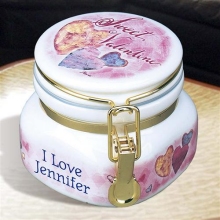 Flavia's Personalized Valentine's Day Jars