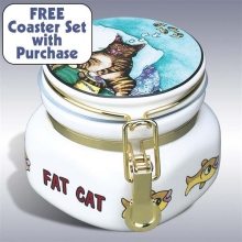 Gary Patterson Fat Cat Treat Jar