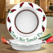 Chili Loco Personalized Round Tamale Pie Baker