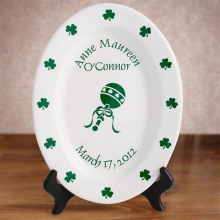 Personalized Irish Birthday Keepsake Plates
