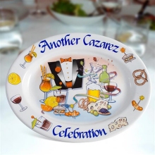 Personalized Celebration Oval Wedding Platters