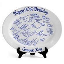 Signature Keepsake Birthday Platters