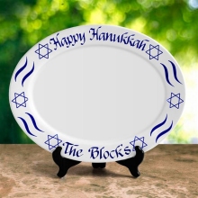 Personalized Chanukah Serving Platters