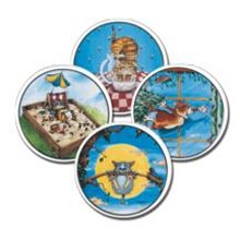 Gary Patterson Cat Lovers 4 Piece Coaster Set