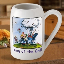 Gary Patterson King of the Grill Beer Steins