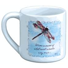 Flavia's Personalized Dragonfly Mugs