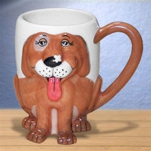 Gary Patterson 3-D Dog Mugs