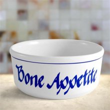 Bone Appetite 7.5" Ceramic Dog Bowls