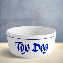 Top Dog 7.5" Ceramic Dog Bowls