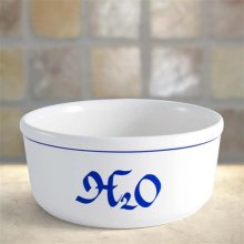 H20 7.5" Ceramic Dog Bowls