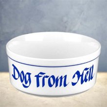 Dog from Hell 5" Small Ceramic Dog Bowls