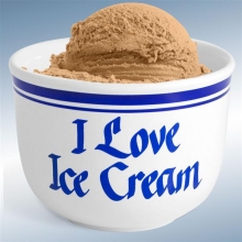 I Love Ice Cream 20 oz Ice Cream Bowl