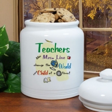 Teacher Personalized Ceramic Cookie Jars