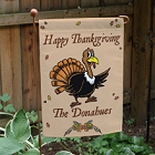 Happy Thanksgiving Personalized Garden Flags